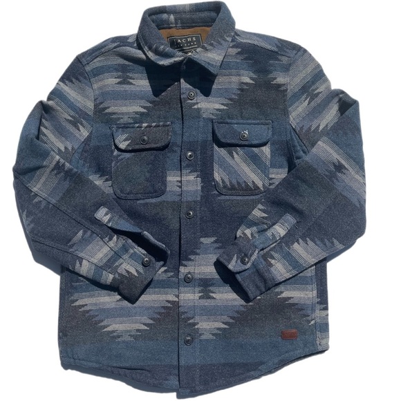 Jachs Jackets & Coats Jachs New York Size Small Dark Blue Aztec